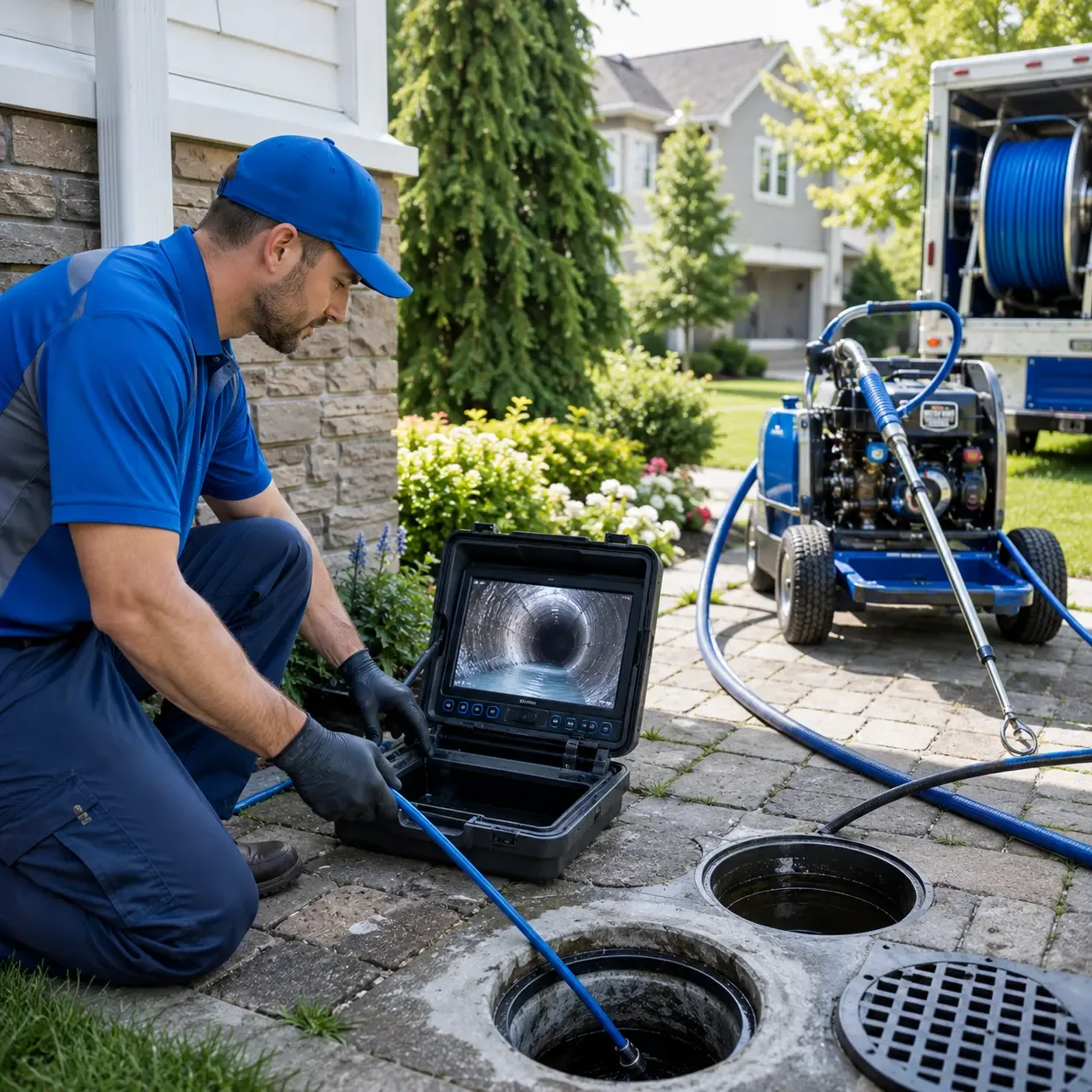 Outdoor drain cleaning professionals serving Brinson, GA
